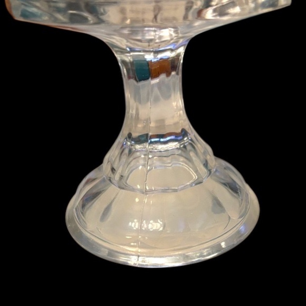 Vintage Elegant Crystal Glass Candy Dish or Compote - Picture 8 of 14